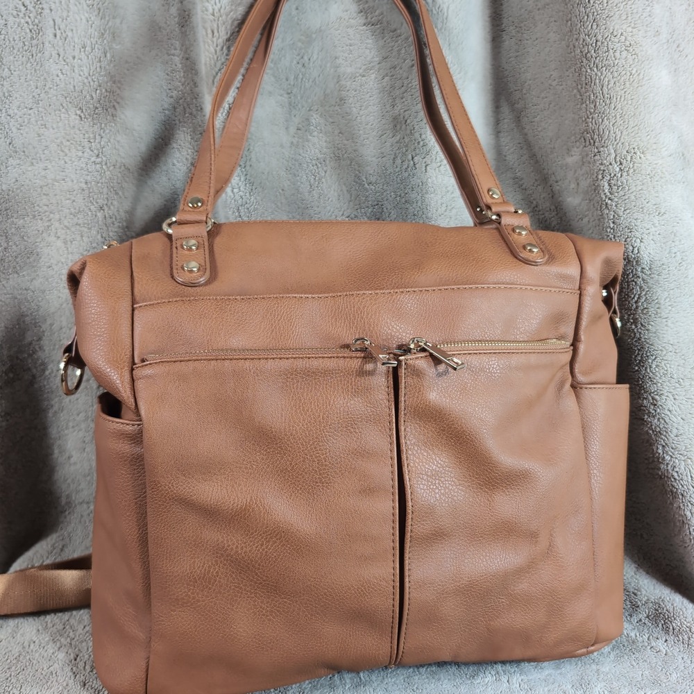 Diaper Bag Tote Convertible Diaper Bag Backpack Tote Vegan leather